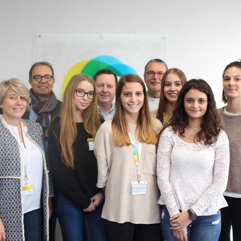 Stagiaires à la Post lors du dayCARE